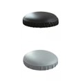 thumbnail image 1 of Funda para Taburete de 2 Piezas, Impermeable, Redonda, de Cuero PU, Elástica, Funda de Cojín para Asiento, Funda para Asiento, Protector de Silla, Par negro y gris Macarena Fundas de cojines de barra, 1 of 8