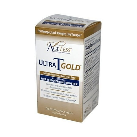 Symbiotiques Ultra-T-Gold Natural testostérone libre Booster, 60 Ct