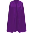 thumbnail image 5 of DuoJiaJ Adults Tie Cloak, Hoodless Cape Party Dress Up Outfit Purple Sizes M-XL, 5 of 5