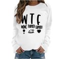 thumbnail image 2 of Wancir Womens Thanksgiving Shirt Leopard Pumpkin Printed Cute Graphic Tee Thankful Grateful Blessed T-Shirts Fall Top, 2 of 4