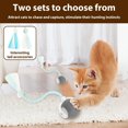 thumbnail image 3 of HAOAN Soft Silicone ABS Cat Ball with Tail Compact Bite Resistant Moving Cat Ball Smooth Surface Interactive Cat Toy Ball With Built In Battery for Bored Indoor Adult Cats, 3 of 10