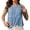 Blue, variant on Womens Nursing Tank Tops for Breastfeeding Summer Detachable Chest Pad Maternity Shirts Double Layer Pregnancy Clothes Grey, Size XXXL
