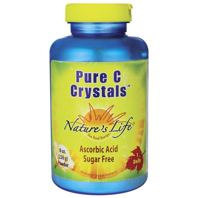 Nature's Life Pure C Crystals 8 oz Pwdr