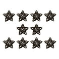 thumbnail image 2 of 10 Uds. Colgantes de estrella de Navidad decoración para fiestas, suministros para fiestas, colgantes de boda café BLESIY Colgante Estrella, 2 of 8