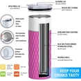 thumbnail image 2 of Funny Tumbler, Hairspray Tumbler 20oz Skinny Tumbler Gift for Women Interesting Packaging Reusable Stainless Steel Coffee Mug with Lid for Hot & Cold Drinks, 2 of 5