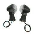 thumbnail image 4 of Motorcycle Signal Light, 2pcs Compact Wear Resistant Motorcycle Front Turn Signal Light Portable Sturdy  For Outing Transparent,Tawny,Black, 4 of 8
