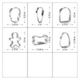 thumbnail image 4 of Halloween Spooky Graveyard Cookie Cutter Set 6 Pc - Foose Cookie Cutters - USA Tin Plated Steel, 4 of 7