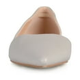 thumbnail image 6 of Journee Womens Cortni Slip On Pointed Toe D'Orsay Flats, Widths Available, 6 of 8