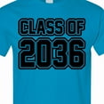 thumbnail image 4 of Inktastic Class of 2036 in Black Outlined Text T-Shirt, 4 of 5