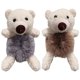 thumbnail image 1 of 2x Hair Ties Cute Bear Cintas de Algodón Esponjosas para Mujeres Y Niñas Caramelo Azul Gris Yuyangstore Cintas para el pelo, 1 of 8