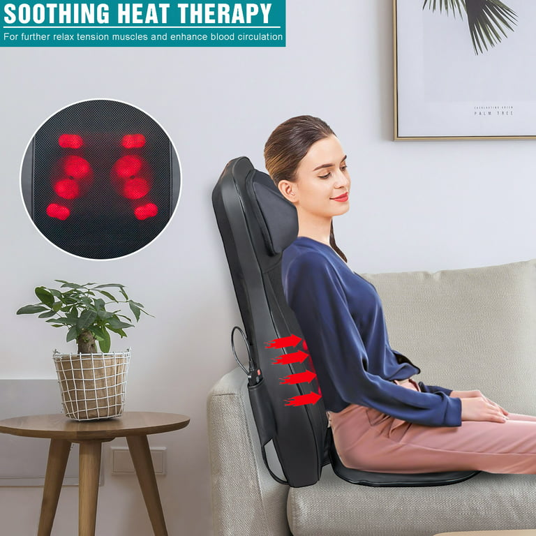 Height Adjusting Massage Pillow with Heat @