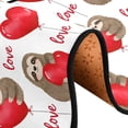 thumbnail image 5 of Dailycode Hallway Runner Rug 2x6 Non Slip Absorbent Soft Floor Mat for Home Kitchen Bedroom Entrance Sloth with Love Balloon, 5 of 7