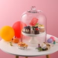 thumbnail image 5 of 14" Tall 10" Wide Large Handmade Thick And Sturdy Glass Cloche For Terrarium, Trinkets, Figurines, 5 of 5