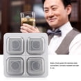 thumbnail image 4 of Stainless Steel Reusable Ice Cube Whiskey Stones Set, 0.9 Inch Chilling Cubes Stones Whiskey Rocks Chill Rocks for Wine Beer,(4 pcs), 4 of 5