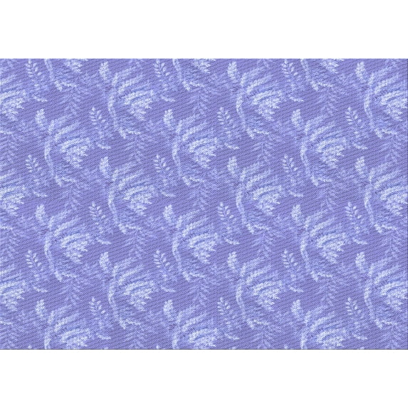 Ahgly Company Indoor Rectangle Patterned Light Slate Blue Area Rugs, 7' x 9'