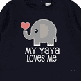 thumbnail image 3 of Inktastic My Yaya Loves Me Grandchild Baby Sweatshirt, 3 of 4