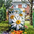 thumbnail image 4 of Spring White Field of Daisies Flowers Blooming Wildflowers Natural Landscape Garden Yard Flag 12"x 18" Double Sided Polyester Welcome House Flag Banners for Patio Lawn Outdoor Home Decor, 4 of 6