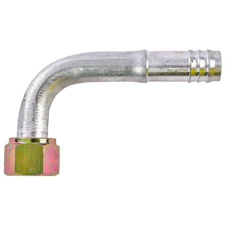 JEGS 130244 Heater Fitting -10 AN to 5/8 in. Hose 90 Degree Barbed Aluminum