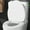 White, variant on Usmixi Soft Elongated Vinyl Toilet Seat with Comfort Foam Cushioning - Fits All Standard Size Fixtures - Easy to Install, Free Shipping, Universal Quiet-Close Toilet Lid, Never Loosen