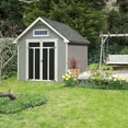 thumbnail image 6 of Handy Home Products Tribeca 8 ft. x 12 ft. Wood Storage Shed (Floor Included), 6 of 7