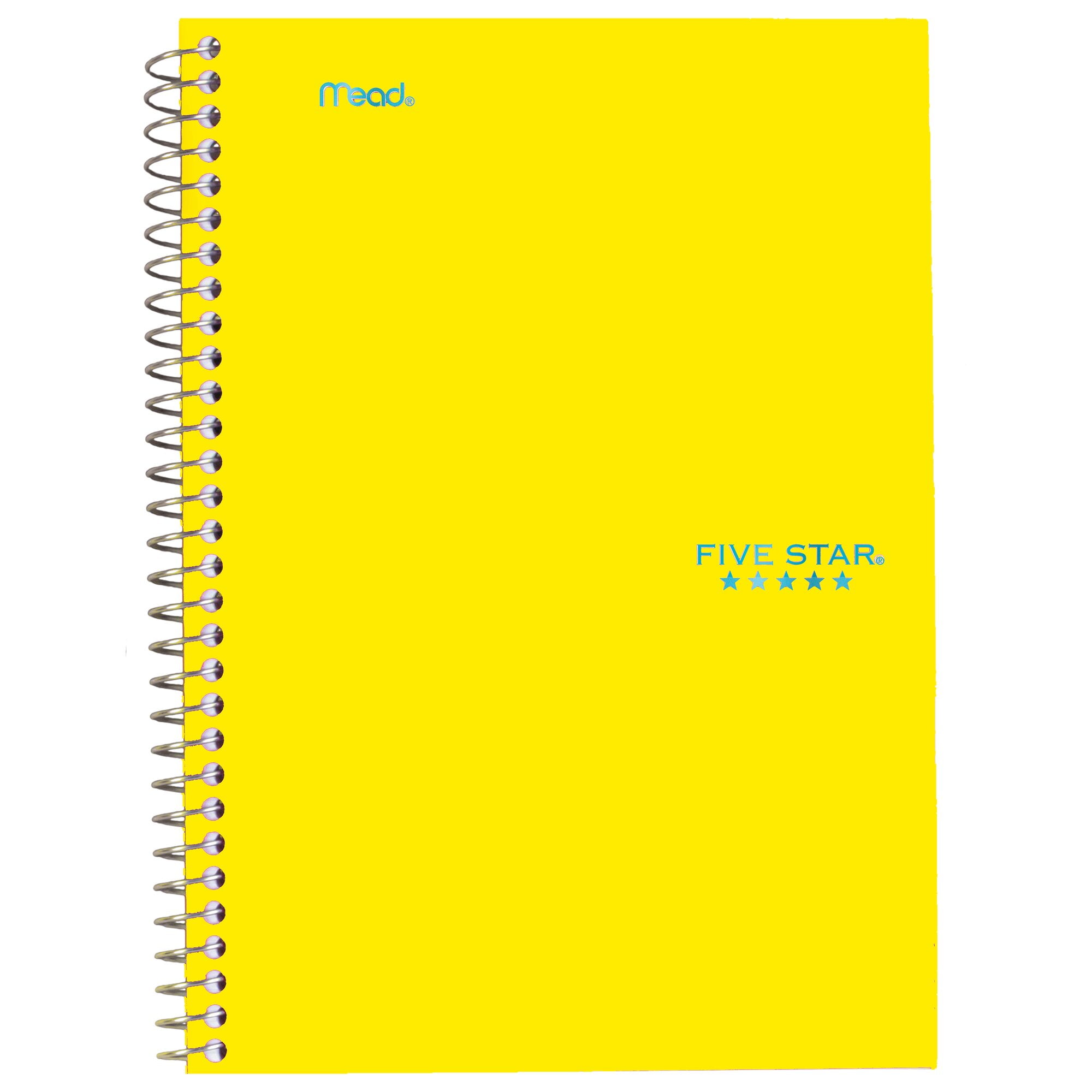 Five Star Wirebound Notebook 5 Subject College Ruled 9 12 x 6 6 Pack - Spiral