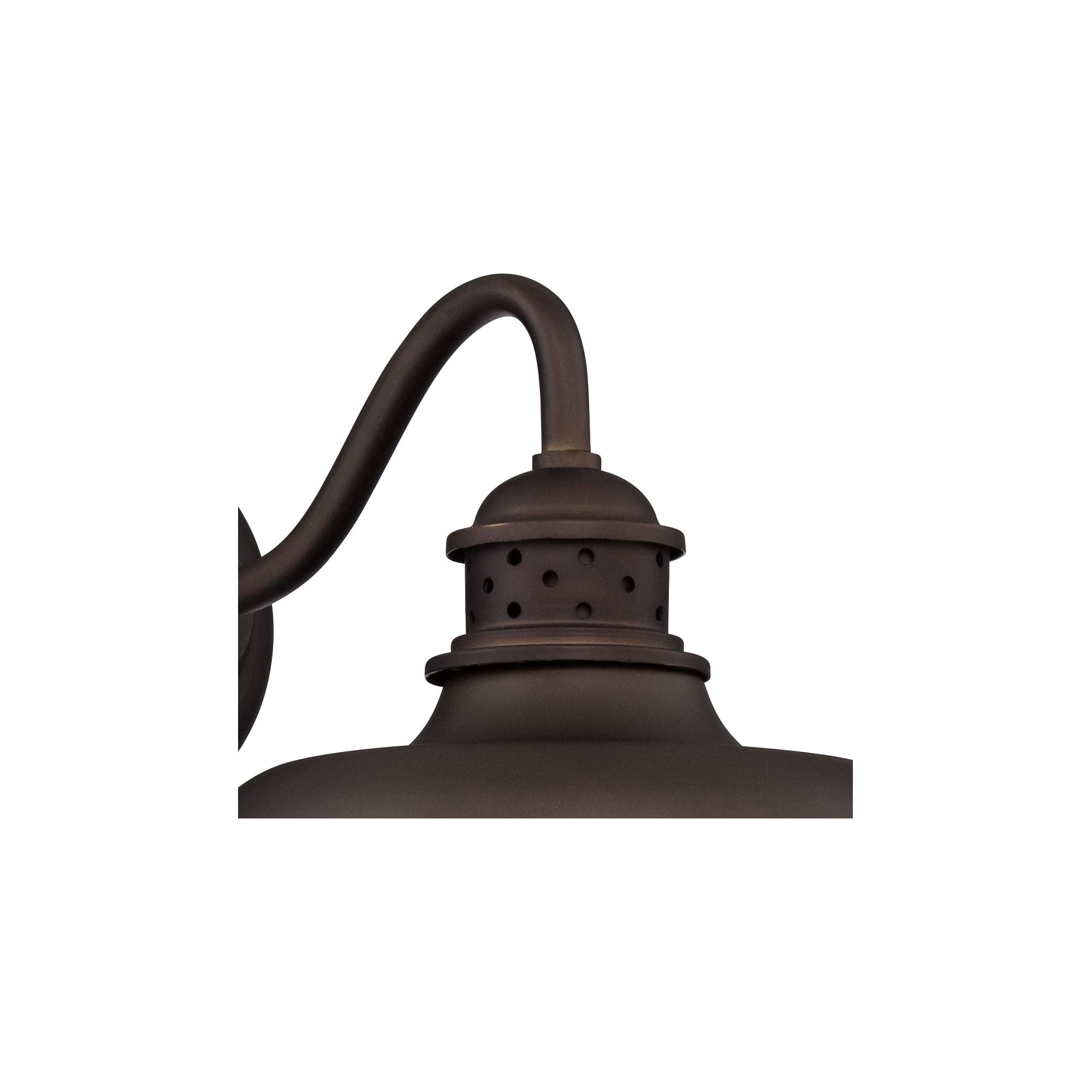 Franklin Iron Works Park Rustic Farmhouse Outdoor Wall Light Fixture Oil Rubbed Bronze Caged 9" for Post Exterior Barn Deck House Porch Yard Patio