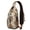 Camel-20, variant on Ocean Life and Tropical Fish Sling Bag with Nautical Beach Coral Print, Lightweight Crossbody Backpack, Adjustable Strap, Durable for Travel and City Walks