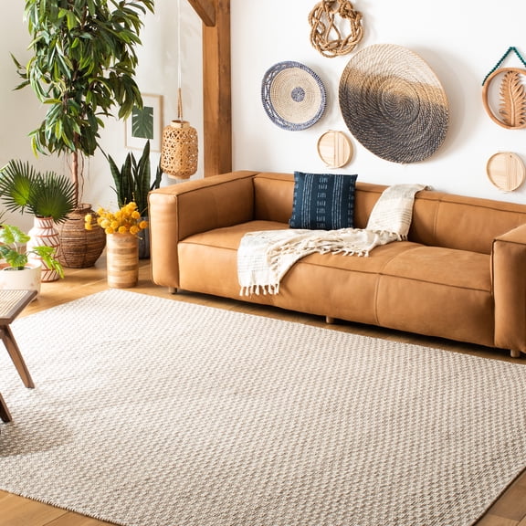 Safavieh Kilim Coretta Geometric Area Rug, Light Brown/Ivory, 8' x 10'