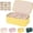 Yellow, variant on Familiarn Travel Jewelry Box with Small Pouches, Portable PU Leather Jewelry Organizer Box with 12 Small Pouches, Large Capacity Waterproof Familiarn Jewelry Case for Earring, Necklace, Rings (Yellow)