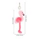 thumbnail image 2 of Flamingo Plush Pendant for Backpacks - Adorable Pink Stuffed Animal Keychain, 2 of 4