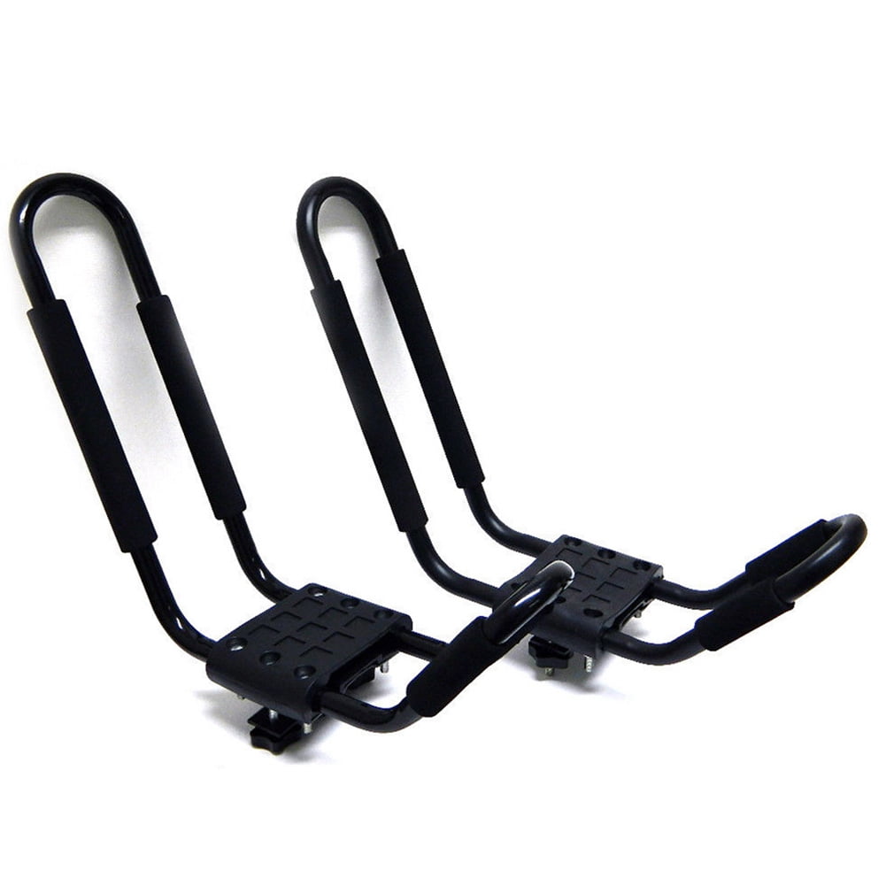 Kadyn 2 pairs Canoe Boat Kayak Roof Rack, Universal Boat Canoe Kayak Rack for Car Truck Roof Top Mount Carrier J Cross Bar, Black Kadyn 2 pairs Canoe Boat Kayak Roof Rack, Universal Boat Canoe Kayak Rack for Car Truck Roof Top Mount Carrier J Cross Bar, Black