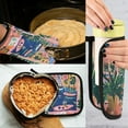 thumbnail image 5 of Yayeee Oven Mitts and Pot Holder Set of 2 Heat Resistant Kitchen Gloves Baking Hot Pad, Green Window, 5 of 5