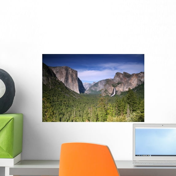 Yosemite Valley from Tunnel Wall Mural by Wallmonkeys Peel and Stick Graphic (18 in W x 12 in H) WM84885
