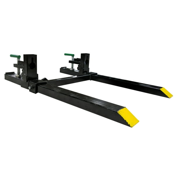 Titan 30" LW Clamp on Pallet Forks with Adjustable Stabilizer Bar