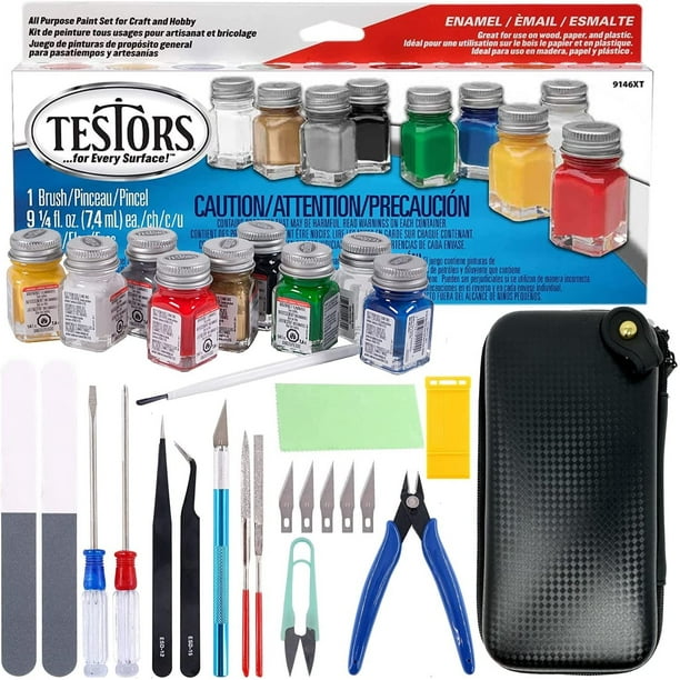 Testors Model Paint Enamel 10pc Paint Set Testors Model Car Paint Kit