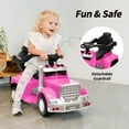 thumbnail image 3 of Outfunny Toddler Ride on Toys, 3 in 1 Push Car for Toddlers Aged 1-3 with Handle, Hot Pink, 3 of 8