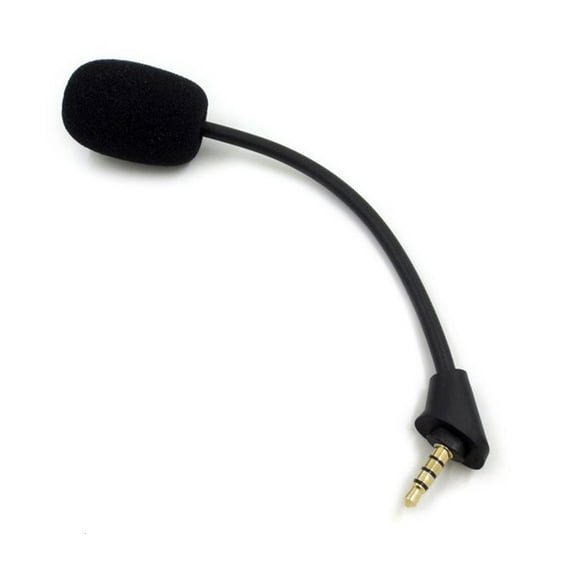 Yammee Microphone Replacement for HyperX Cloud Alpha Wireless Gaming Headset, Detachable Mic Boom with LED Mute Indicator on PC
