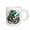 White, variant on 3drose, Funny Cute T-rex Dinosaur Gambling and Playing Poker Cards, 15oz Two-tone Black Mug