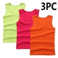 thumbnail image 2 of Bovxnpu Boys Girls Tank Tops Undershirt Sleeveless T Shirts 3PC Children Inner Layer Summer Children T-shirt Base Shirt Round-Neck Camisoles, 2 of 4