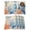 Orange, variant on Blue Red Seahorse Coastal Placemats Set of 4 Retro Beach Coral Nautical Place Mats Indoor Wipeable Table Mats Washable Cloth Dining Table Placemats for Kitchen Holiday Party Home Decor 13x19 Inch