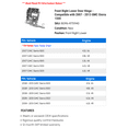 thumbnail image 2 of Front Right Lower Door Hinge - Compatible with 2007 - 2013 GMC Sierra 1500 2008 2009 2010 2011 2012, 2 of 2