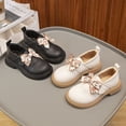 thumbnail image 5 of Zapatos de cuero con suela blanda y lazo para niños, estilo primavera y otoño, bonitos zapatos de princesa para mujer, 5 of 5