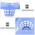 thumbnail image 3 of FRCOLOR 2pcs Mop Bucket Drainage Basket Plastic Cleaning Mop Bucket Basket With Draining Holes Portable Mop Bucket Basket Replacement, 3 of 7