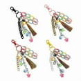 thumbnail image 4 of Acrylic Butterfly Flower Keychain Charm Fashion Forward Acrylic Key Rings Tassel Charm Key Chain Pendant for Daily Use, 4 of 11
