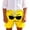 Yellow, variant on Purple Boys Sunglasses Swim Trunks Quick Dry Stretch Polyester Spandex Elastic Waist Adjustable Drawstring Kids Beach Pool Summer Swimwear for 5-14 Years Old,Size 13 T