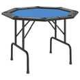 thumbnail image 3 of vidaXL Folding Poker Table Texas Holdem Table 8 Players Portable Casino Table, 3 of 13