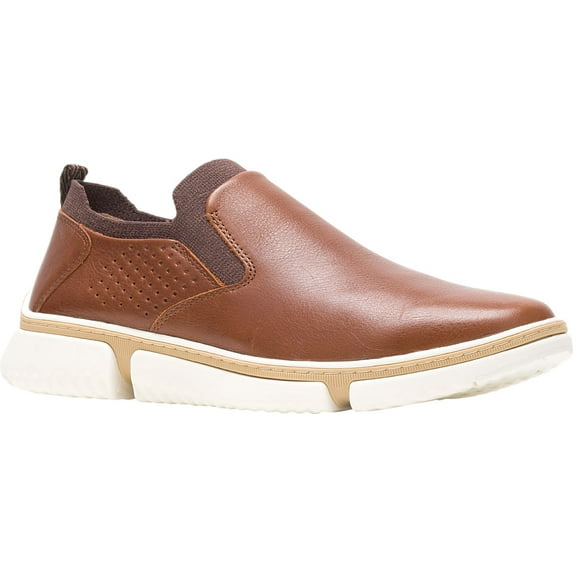 Hush Puppies Men's Bennet PT Slipon Cognac Leather Slip On