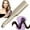 purple, ,Beige, variant on French Wave Curling Iron Romantic French Eggs Roll Curling Iron French Eggs Roll Curling Iron V-Shape Ceramic Big Waves Hair Crimper