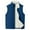 Blue, variant on Mens Fleece Vests Warm Zip up Outerwear Sleeveless Jacket Winter Casual Lightweight Golf Vests with Pockets
