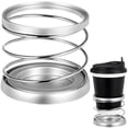 thumbnail image 1 of Miangastore Spring Holder Silver 1Set 3.3X3.3X3.0In, 1 of 8